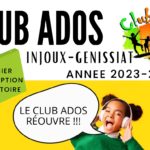 Le club Ados est de retour !